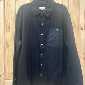Men’s button up black shirt